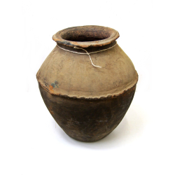 Wazon Rustykalny Dzban XL betonowy / gliniany Brąz